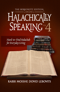 halachically speaking vol 4
