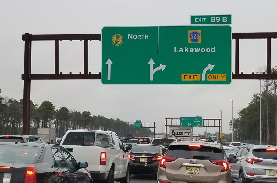 Route 440 To Garden State Parkway Ramp And Lane To Be Closed