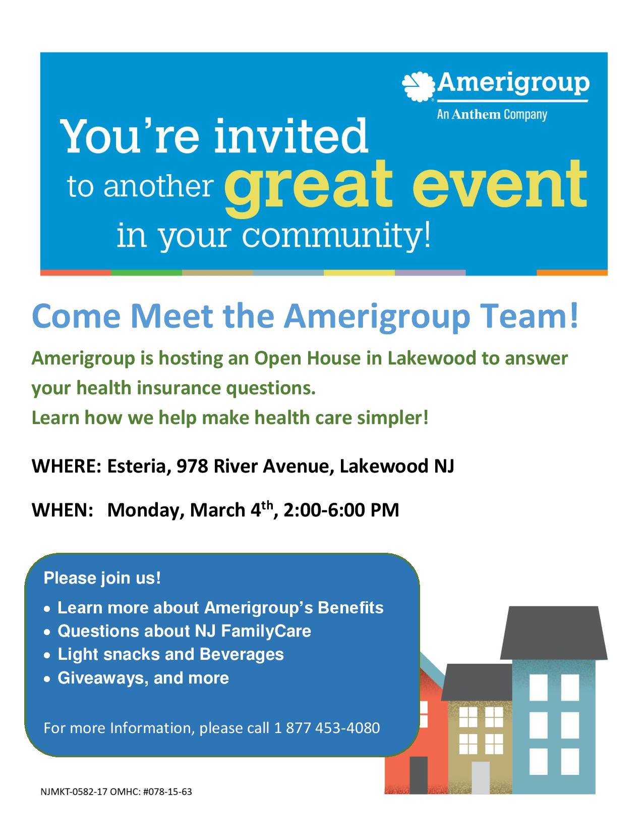 Amerigroup Executives Will Be In Lakewood Monday The Lakewood Scoop